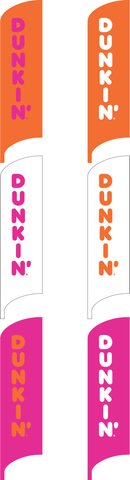 DUNKIN banner layout