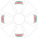 Krispy Kreme 7.5 doughnuts rendition White