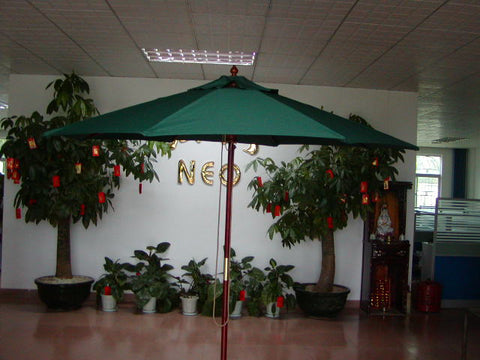 Neo 7.5' Asian Hardwood Market Umbrella