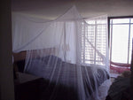 Manila Travelers No-See-Um 4 Point Mosquito Net Bed Canopy - Our Largest No See Um Net