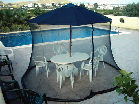 Nicamaka 12' Umbrella Screen Enclosure Mosquito Net