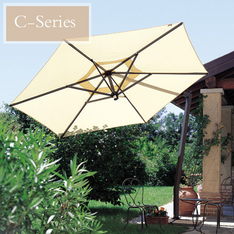 FIM C-Series 10.5' Hexagonal Cantilever Umbrella