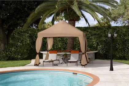 Fiberbuilt 10 x 10 Classic Pop Up Gazebo - Event Tent  w/ Sunbrella Top