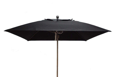 SPECIAL 9' Black Fiberbuilt Octagon Market Umbrella
